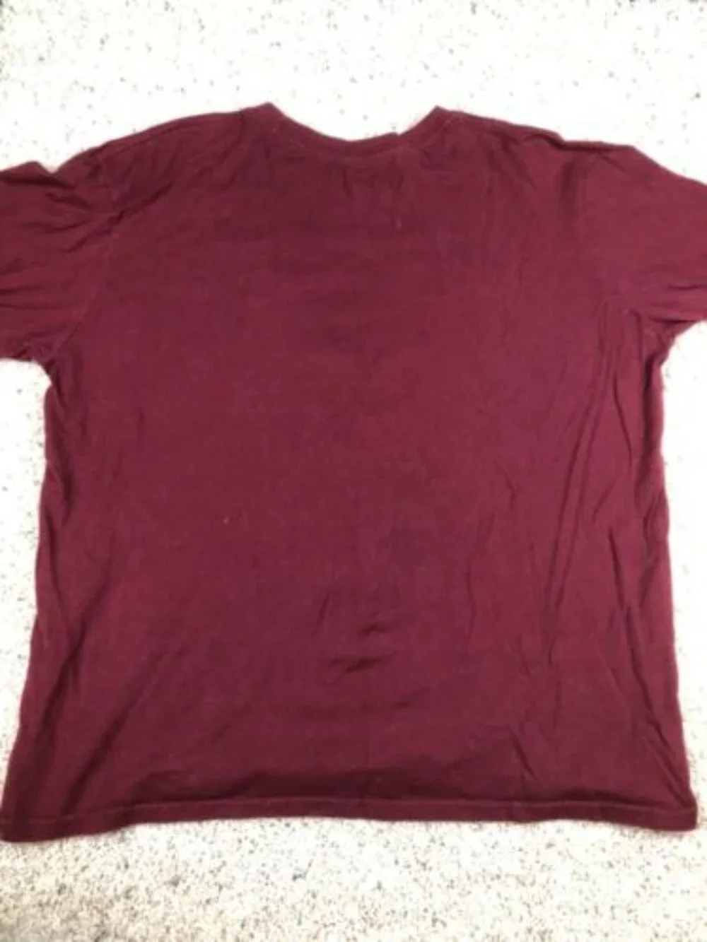 Polo Jeans Company Long Sleeve T-Shirt Adult Size Medium Red Burgundy Spell Out